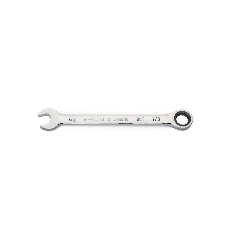 GEARWRENCH 7/8″ 90T 12 Point Ratcheting Combination Wrench - Ascmtools