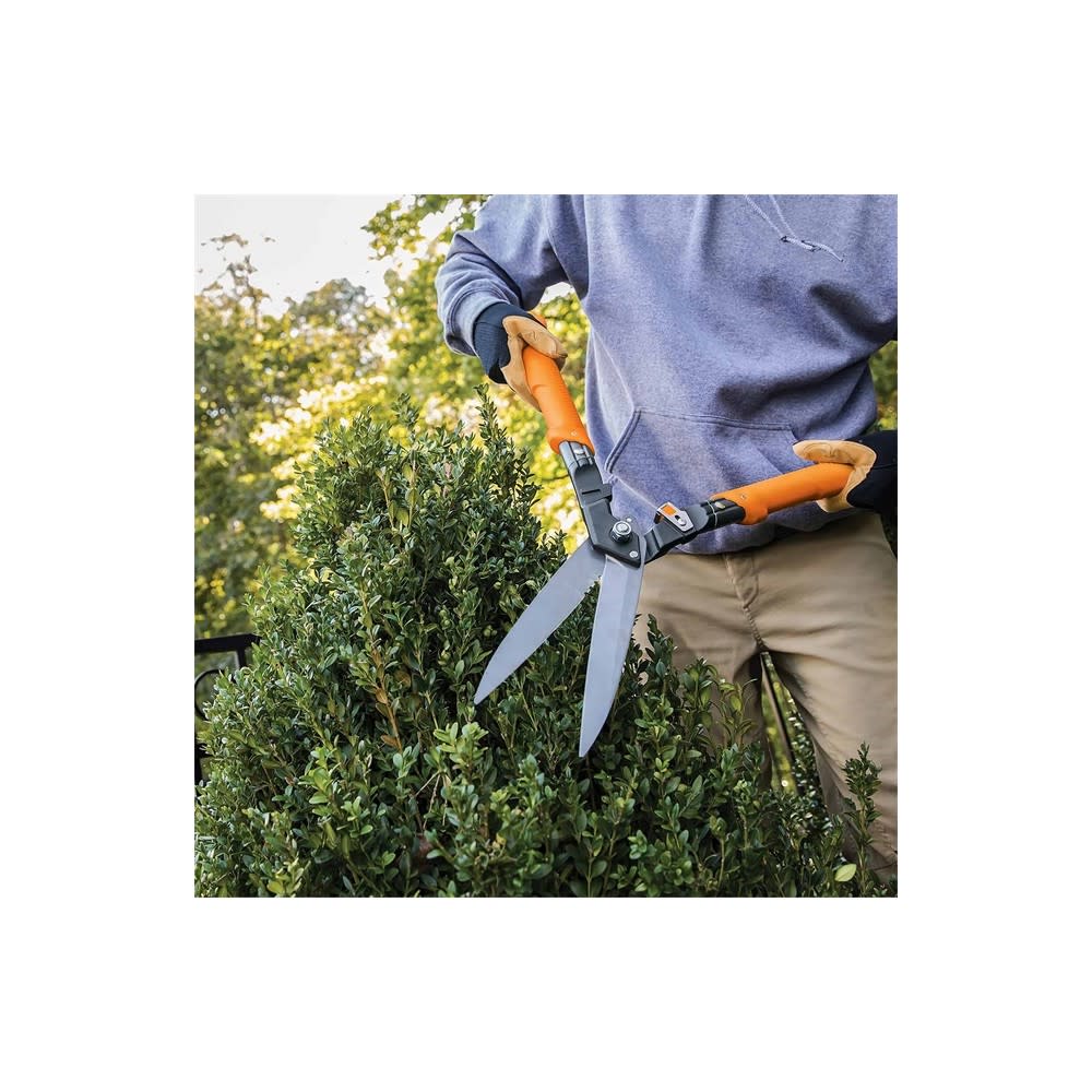 Fiskars 9″ Carbon Steel Blade Hedge Shear with Aluminum Handle - Ascmtools