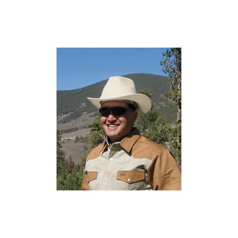 Occunomix Hard Hat White Vulcan Cowboy Style One Size Fits Most - Ascmtools