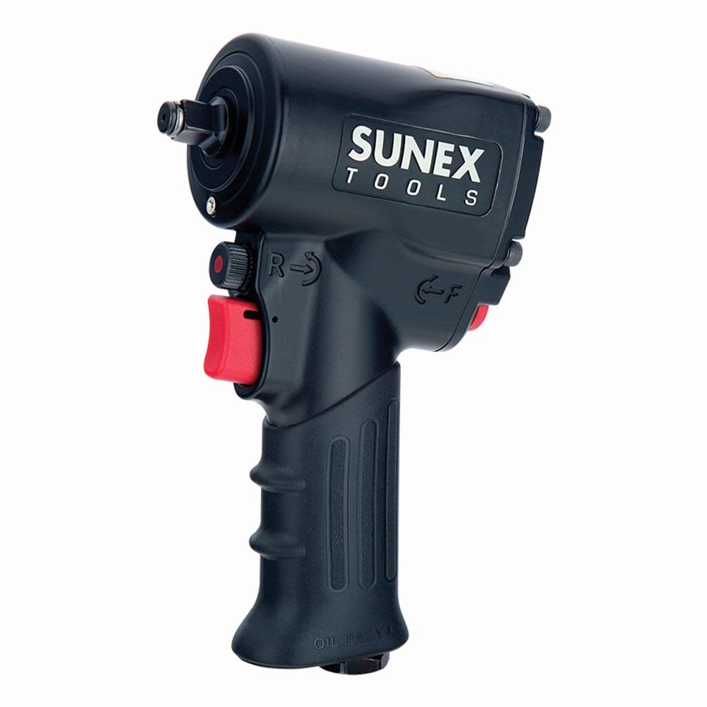 Sunex 3/8 In. Super Duty Min Impact Wrench with Grip - Ascmtools