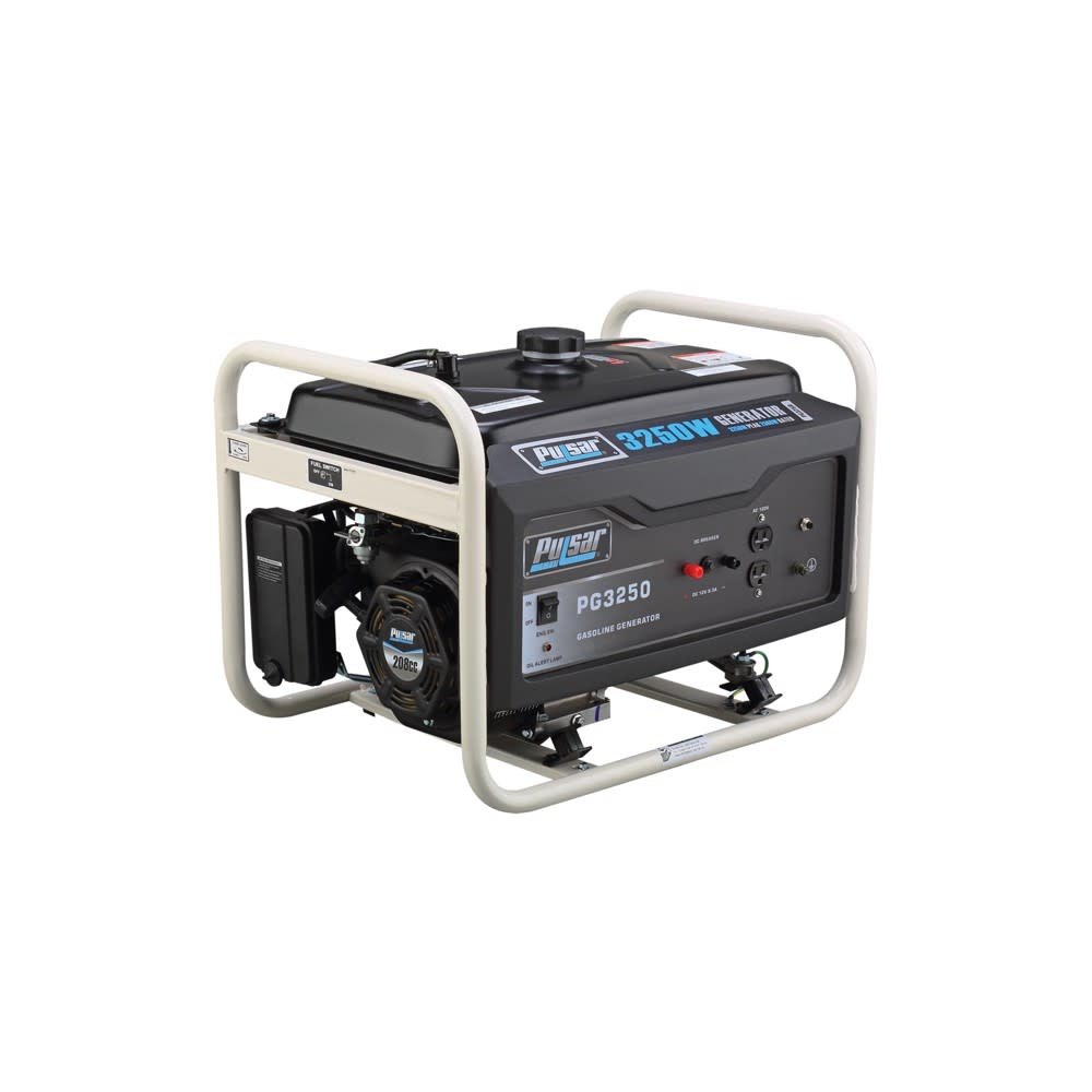 Pulsar Products Generator 120V 3250W 208cc 4 Stroke Gasoline Portable - Ascmtools