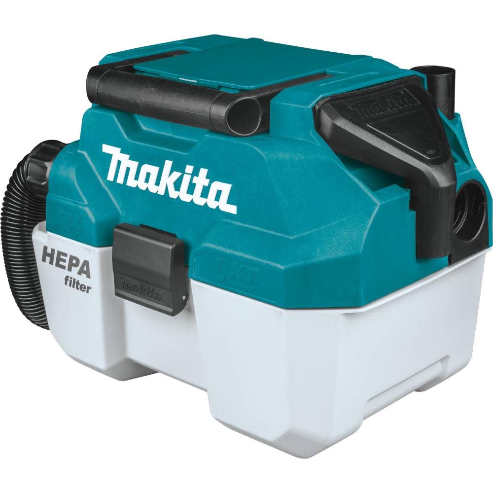 Makita 18V LXT 2 Gallon HEPA Portable Wet/Dry Dust Extractor/Vacuum Kit - Ascmtools