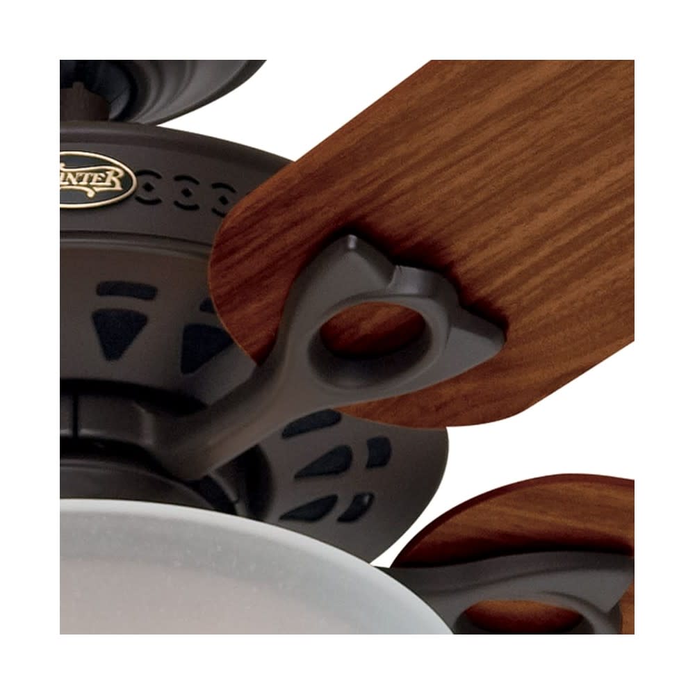 Hunter Fan Astoria Ceiling Fan 52″ New Bronze Medium Oak/Walnut - Ascmtools