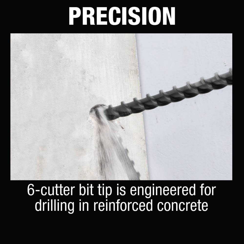 Makita 5/8″ x 16″ Spline Bit 6-Cutter - Ascmtools