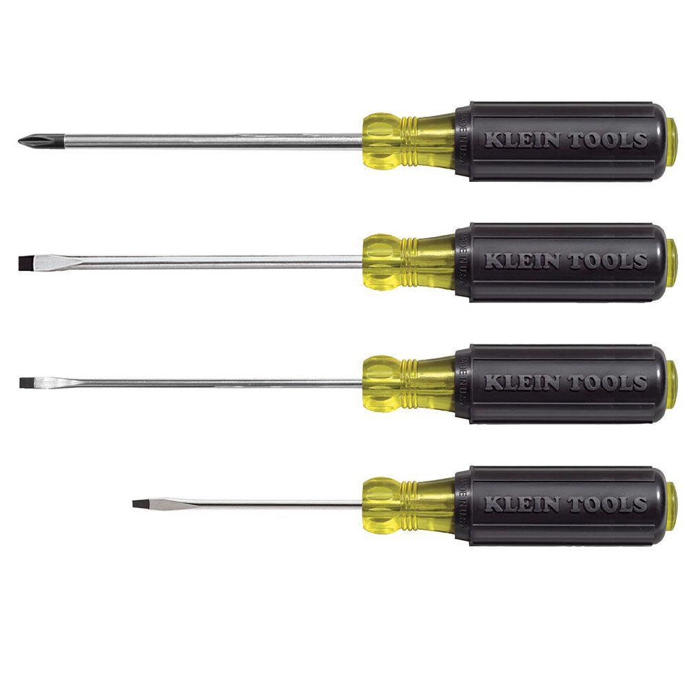 Klein Tools Mini Cushion-Grip Screwdrivers 4 Pc - Ascmtools
