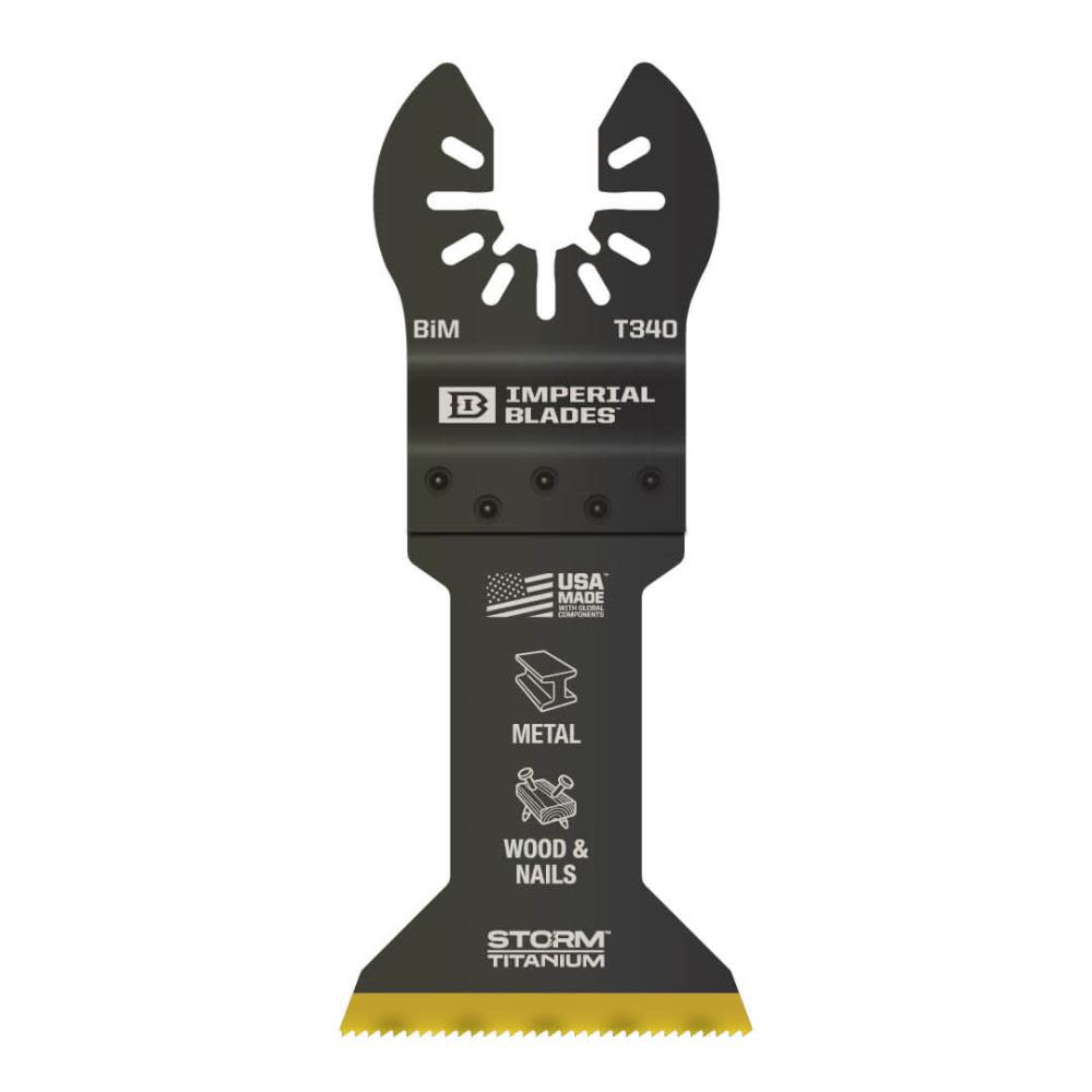 Imperial Blades One Fit 1 3/4″ Storm Titanium Metal Blade 1pc - Ascmtools