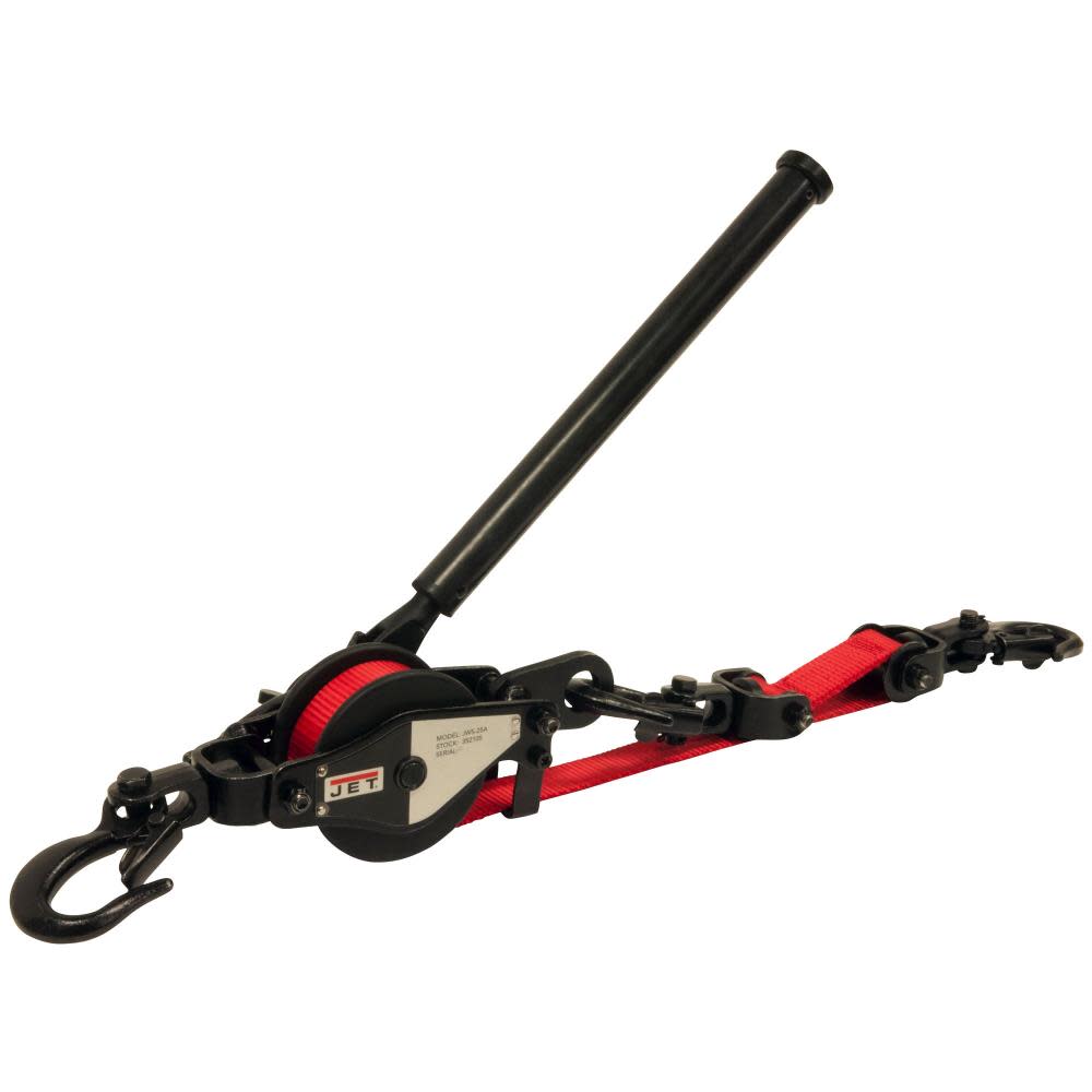 JET 1 Ton Double Pull Web Strap Puller - Ascmtools