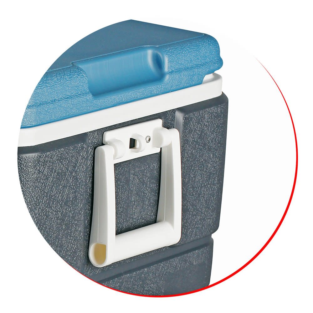 Igloo Maxcold 70 Hard Cooler Jet Carbon/Ice Blue 70qt - Ascmtools