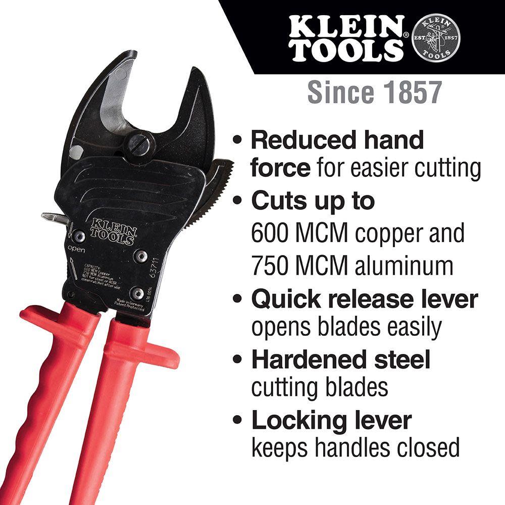 Klein Tools Open Jaw Cable Cutter - Ascmtools