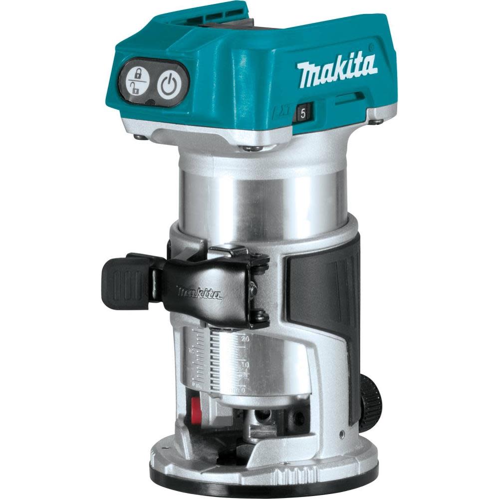 Makita 18V LXT Lithium-Ion Brushless Cordless Compact Router Tool Only - Ascmtools