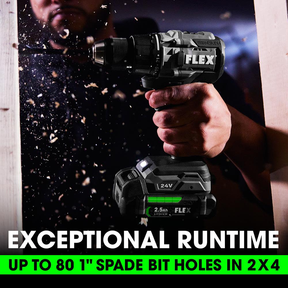 FLEX 24V Drill Driver and 1/4″ Impact Driver Kit - Ascmtools