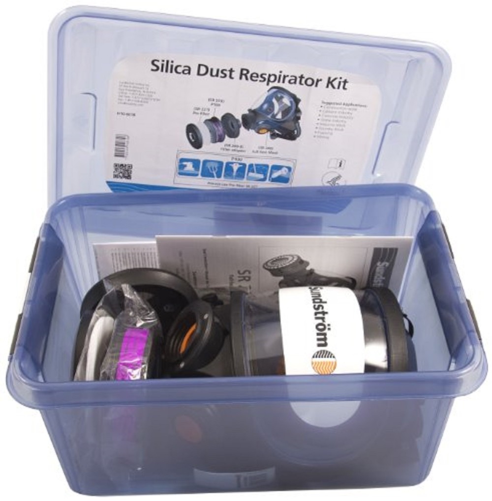 Sundstrom Safety Half Mask Air Purifying Respiration Silica Dust Kit – M/L - Ascmtools