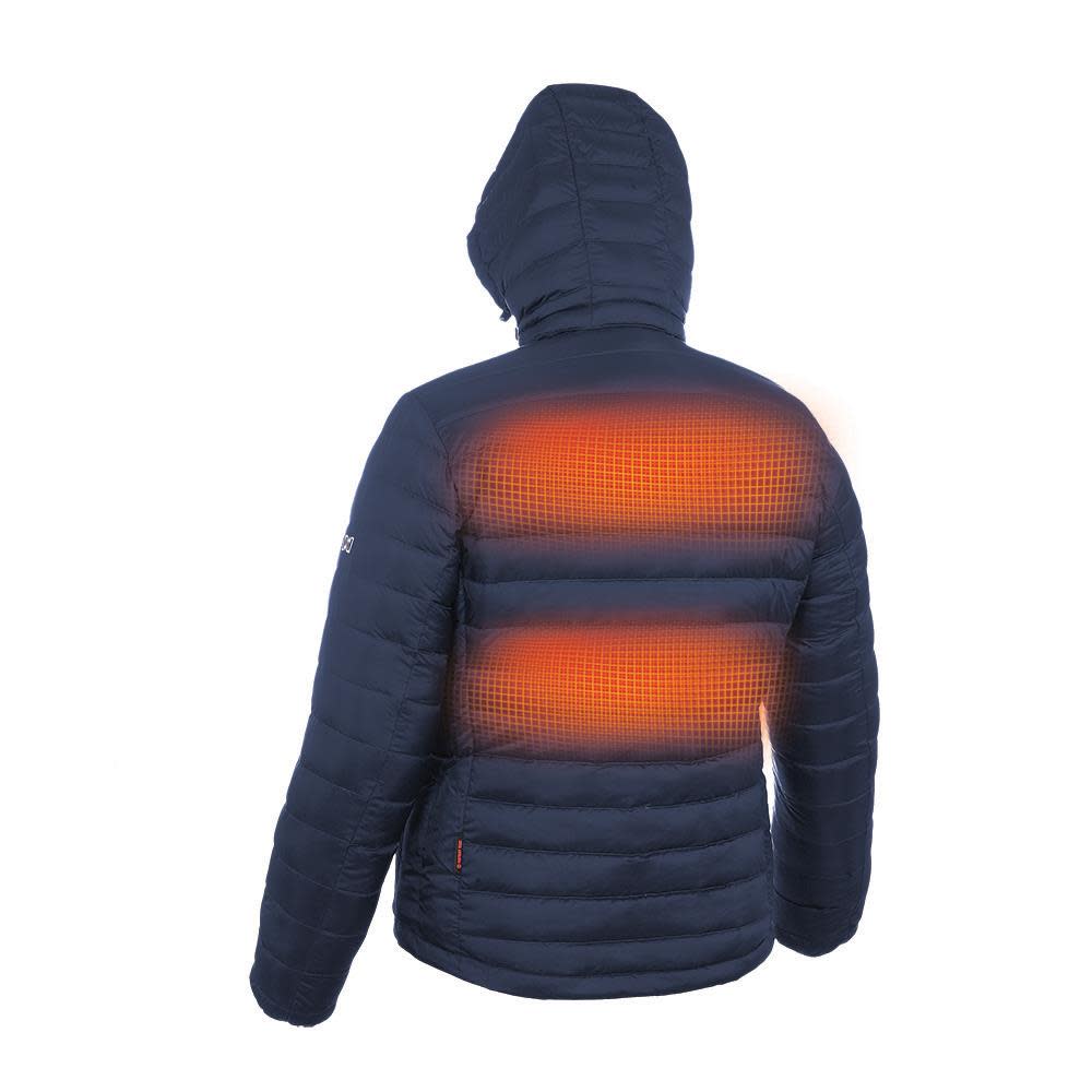 Mobile Warming Summit Heated Jacket 12 Volt Mens Navy Small - Ascmtools