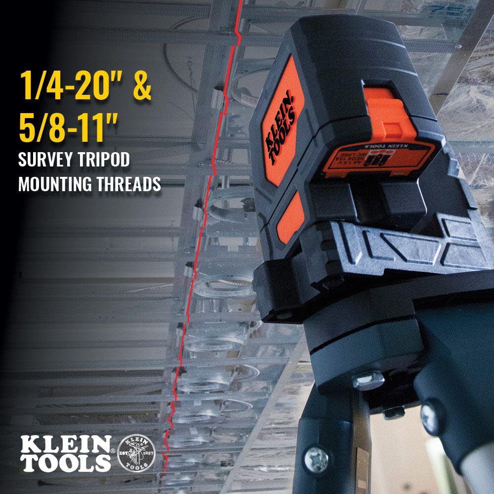 Klein Tools Self-Level Cross-Line Laser with Spot - Ascmtools