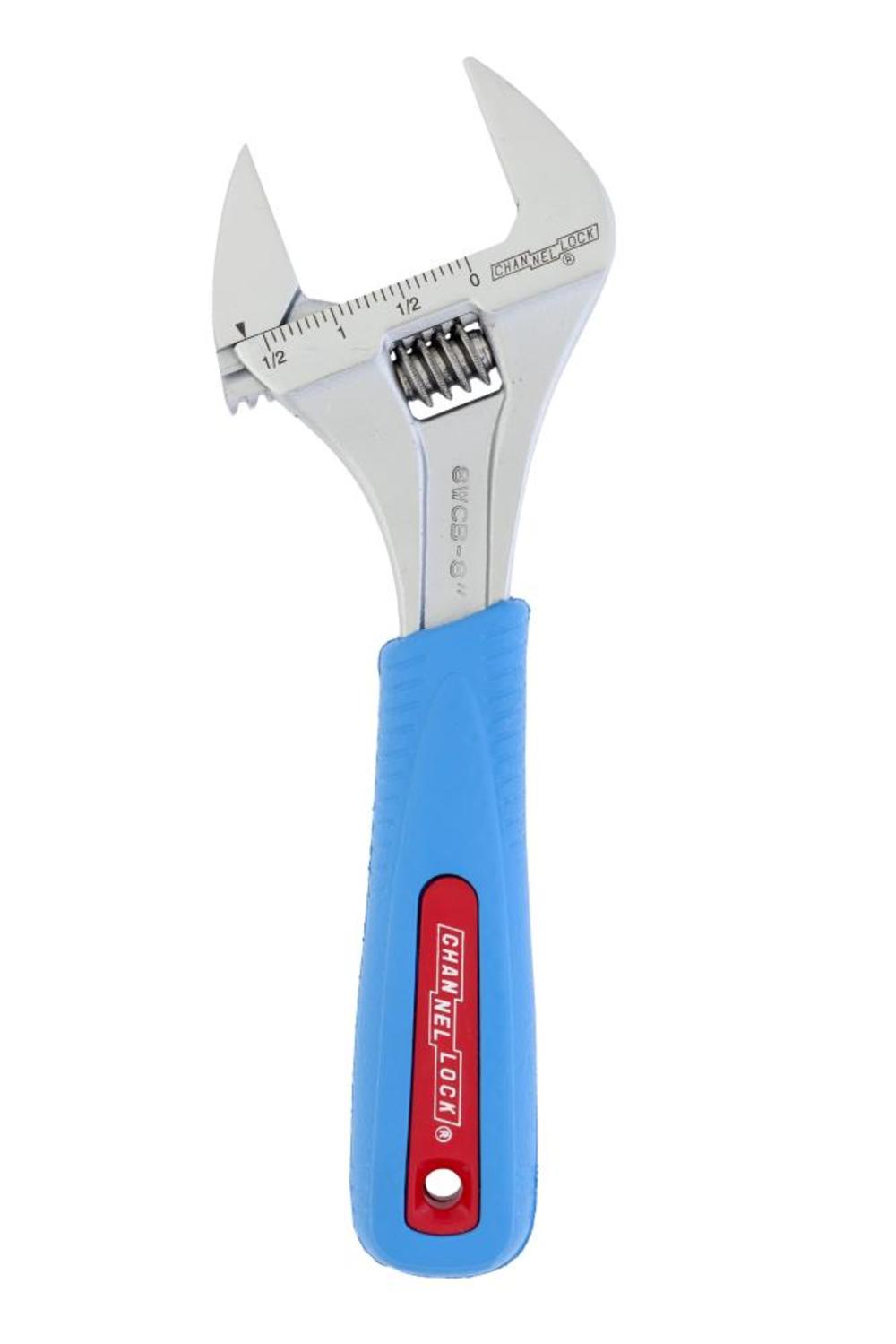 Channellock 8″ CODE BLUE Extra Wide Adj. Wrench - Ascmtools