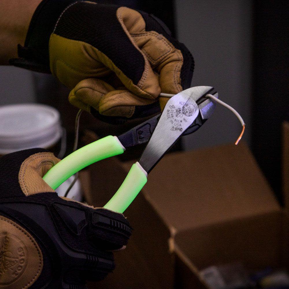 Klein Tools Diagonal Cutters High-Visibility - Ascmtools