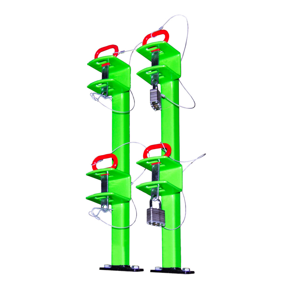 Green Touch Classic Series 2 Place Trimmer Rack For Open Trailer - Ascmtools