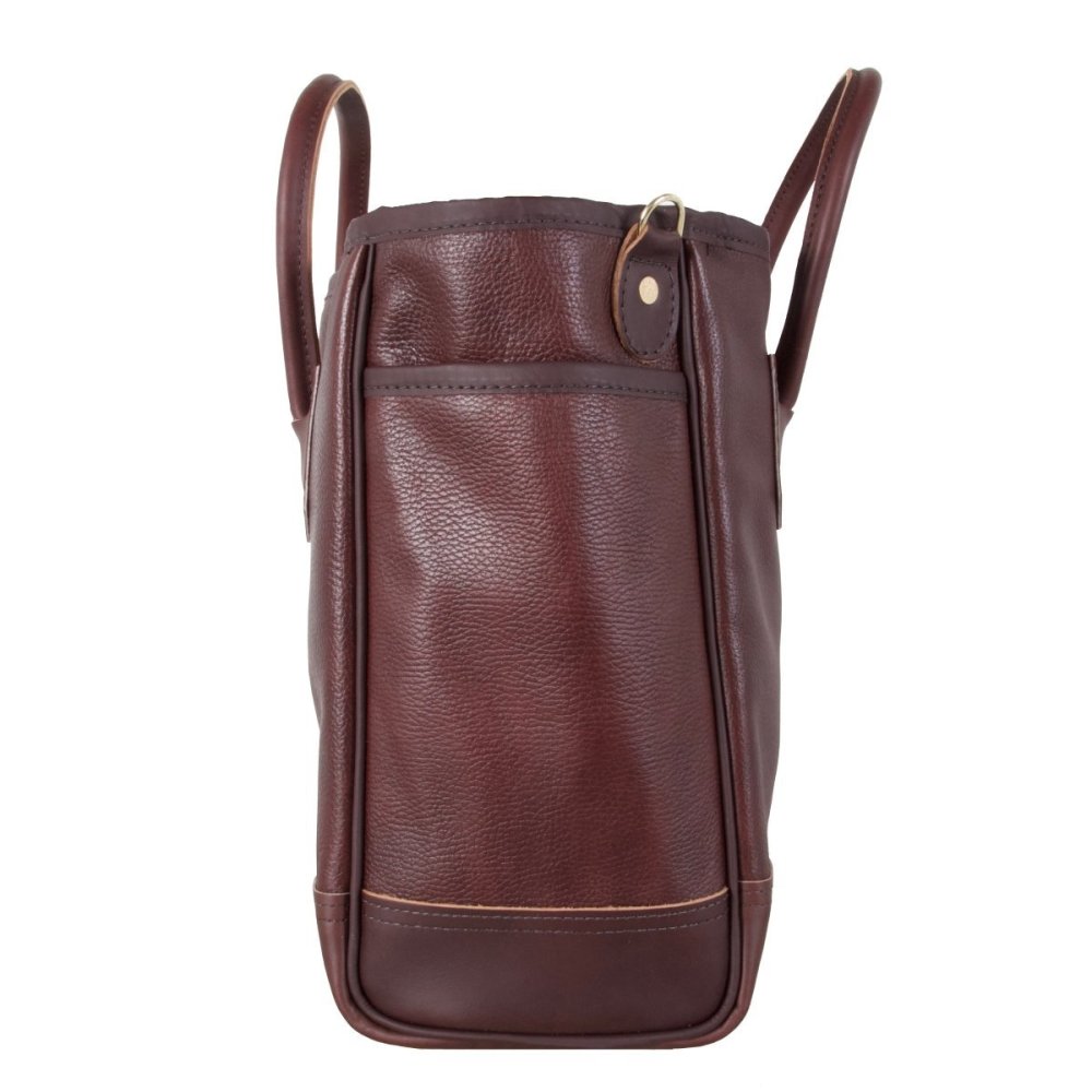 Duluth Pack 24 Liter Capacity Brown Pebbled Leather Sportsman’s Tote - Ascmtools