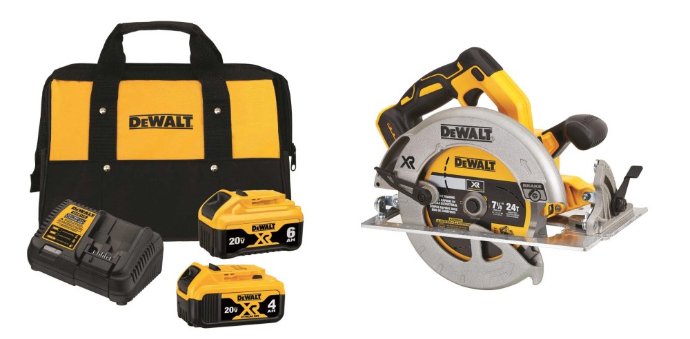 DEWALT 20V MAX 7 1/4 Circular Saw & Battery Starter Kit - Ascmtools