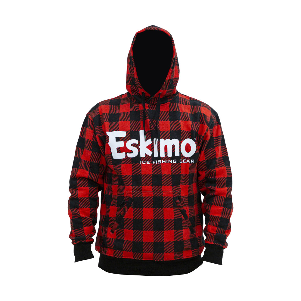 Eskimo Buffalo Plaid Cotton Hoodie Large - Ascmtools