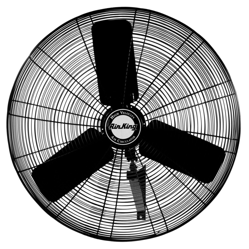 Air King 24″ 1/4 HP Oscillating Wall Mount Fan - Ascmtools
