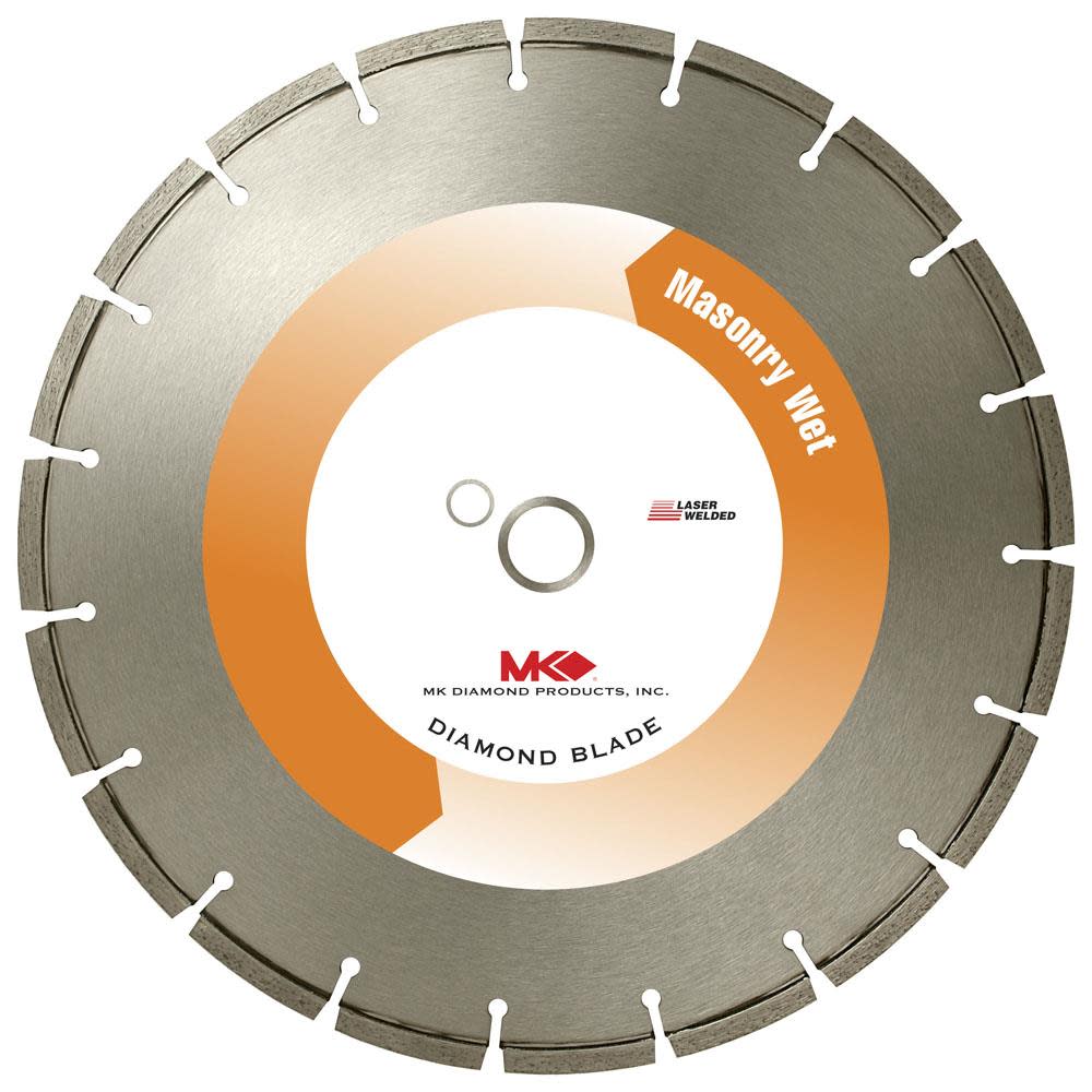 M K Diamond MK-10 10In Supreme Grade Diamond Blade for Hard Brick - Ascmtools