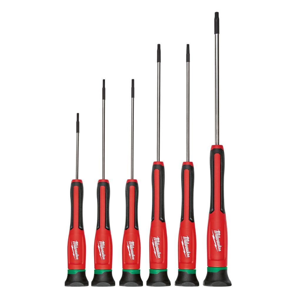 Milwaukee 6 pc. Torx Precision Screwdriver Set with Case - Ascmtools