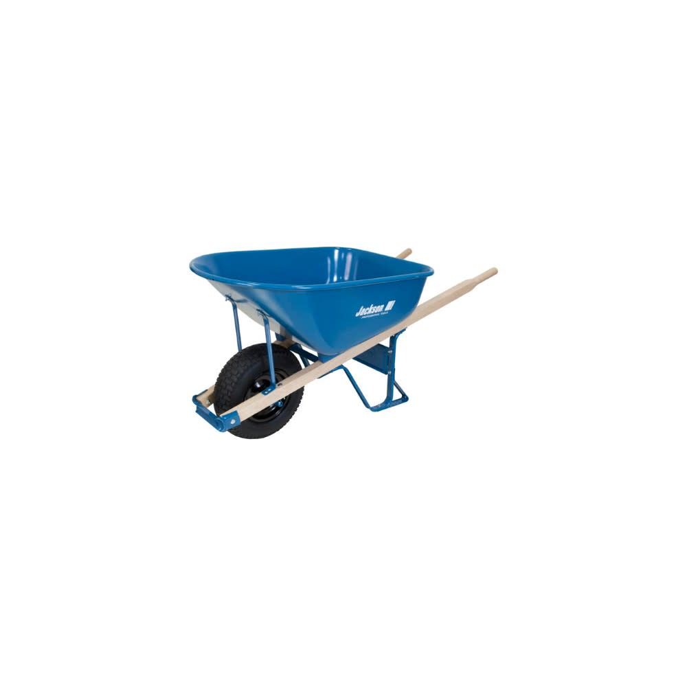 Jackson Wheelbarrow 6 Cu Ft Steel - Ascmtools