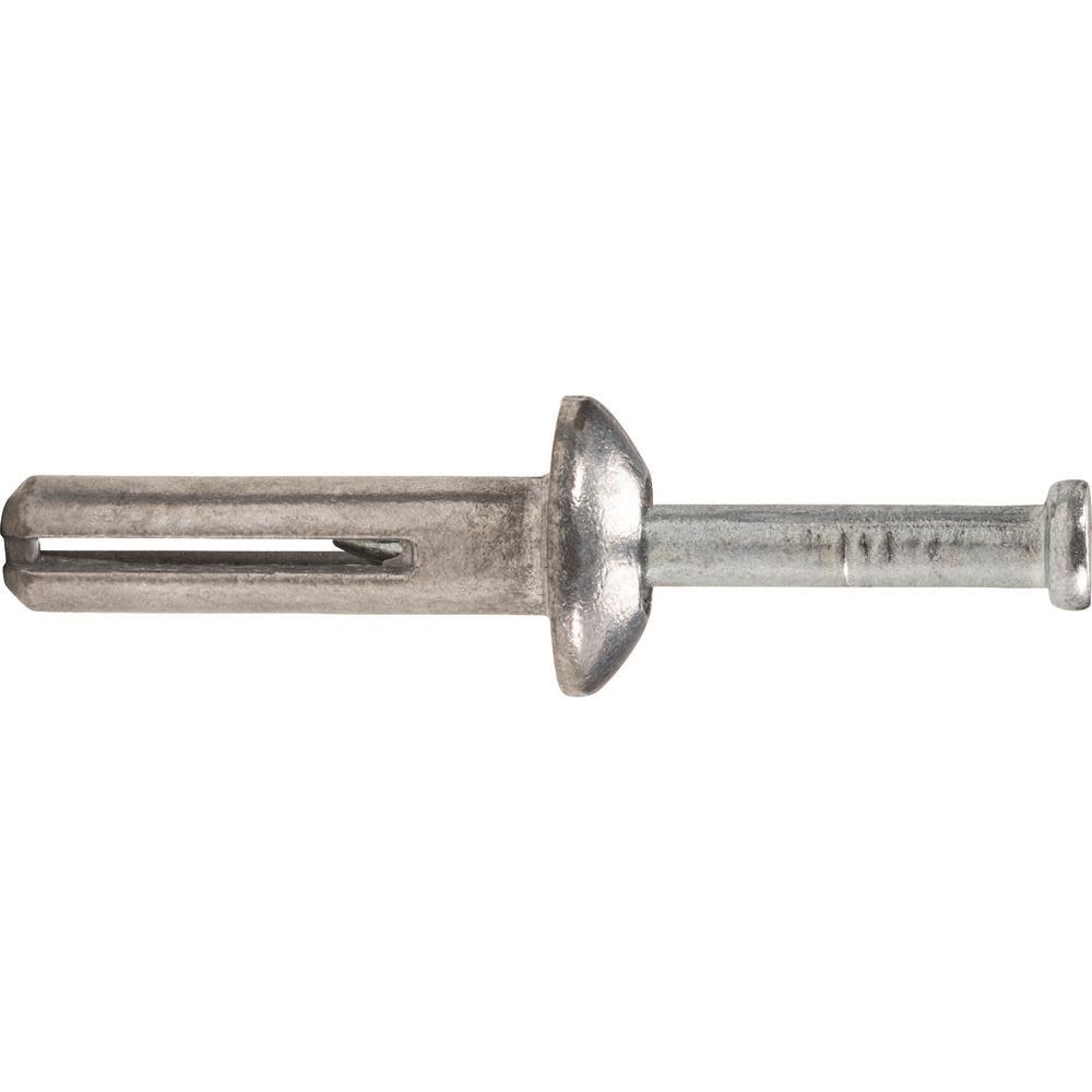 DEWALT Impact Nail & Pin Anchors ZAMAC NAILIN MH 1/4 X 3/4 QTY: 100 - Ascmtools