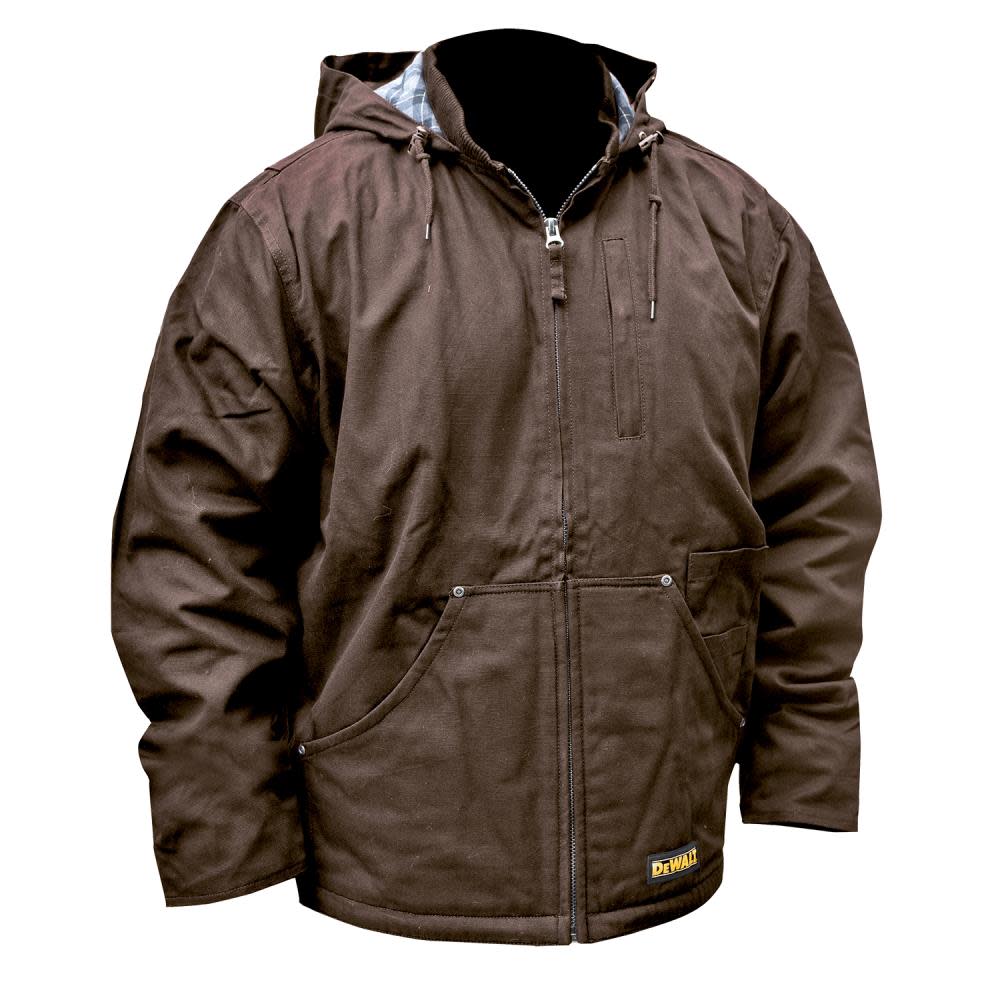 DEWALT Unisex Heated Bare Tool Heavy Duty Work Coat Tobacco 3X - Ascmtools