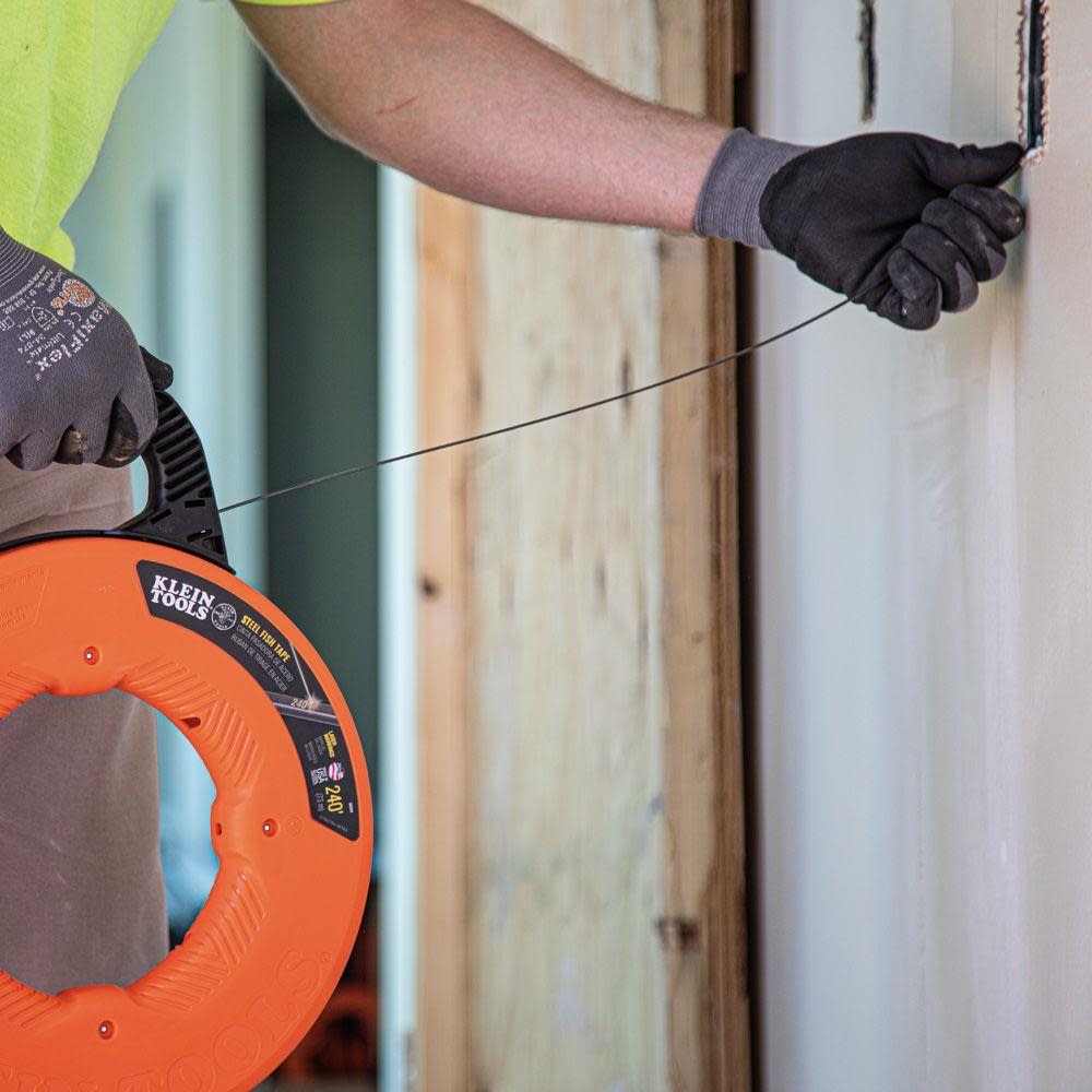 Klein Tools 240′ Stainless Steel Fish Tape - Ascmtools