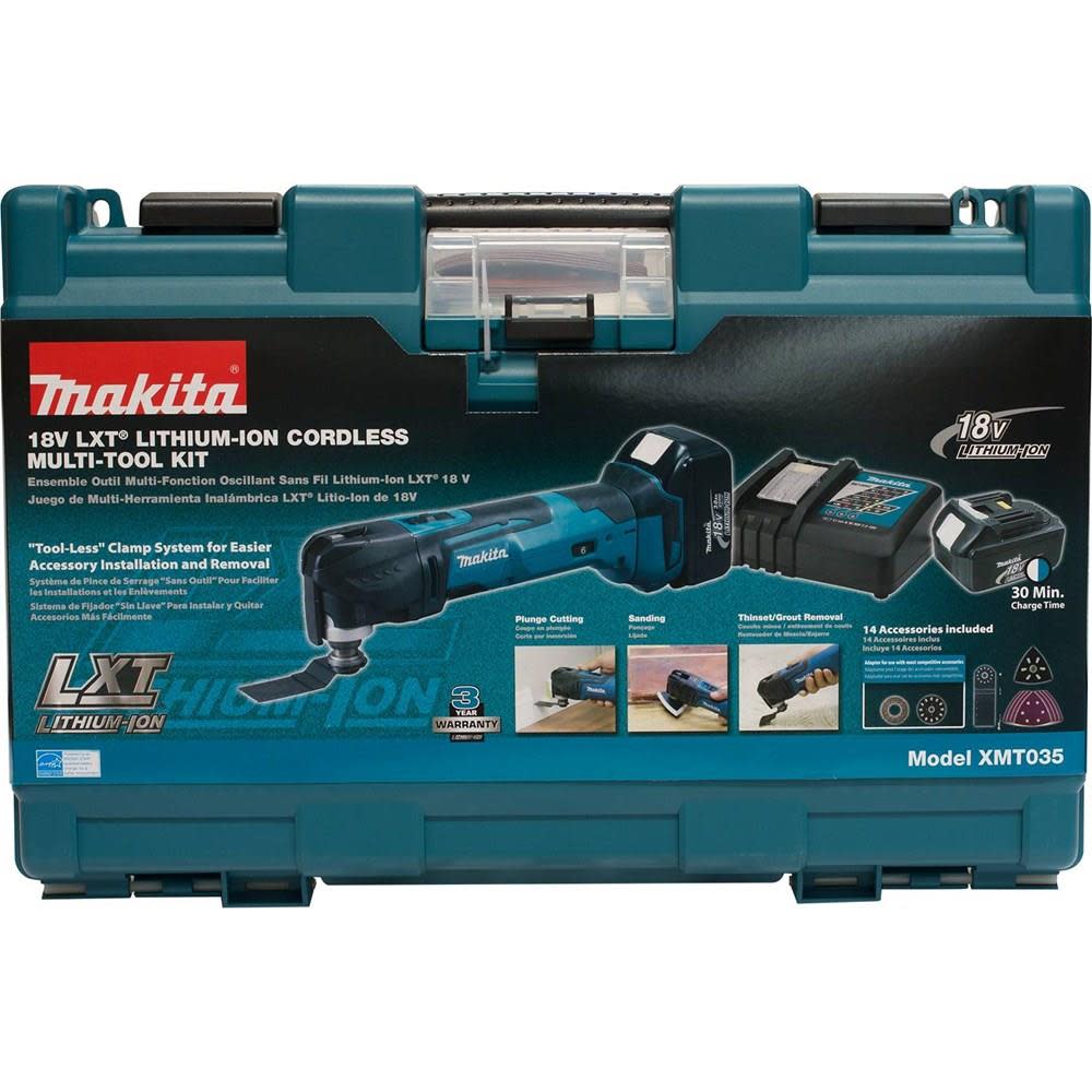 Makita 18V LXT Lithium-Ion Cordless Multi-Tool Kit - Ascmtools