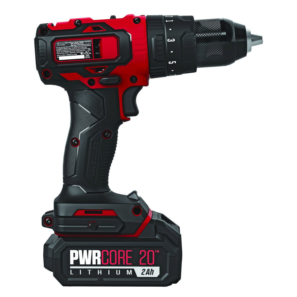 SKIL PWRCore 20 Brushless 20V 1/2” Hammer Drill Kit PWRJUMP Charger - Ascmtools