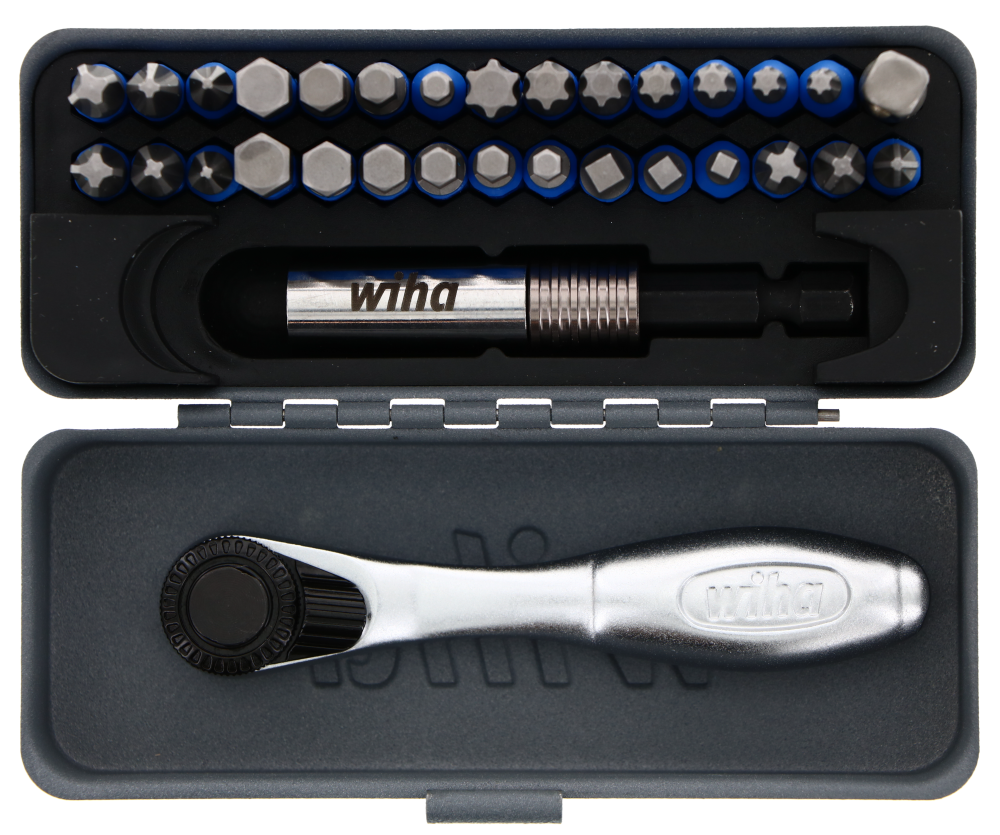 Wiha Impact Bit Set 1/4 ” drive x 1 ” Bits 32pc - Ascmtools