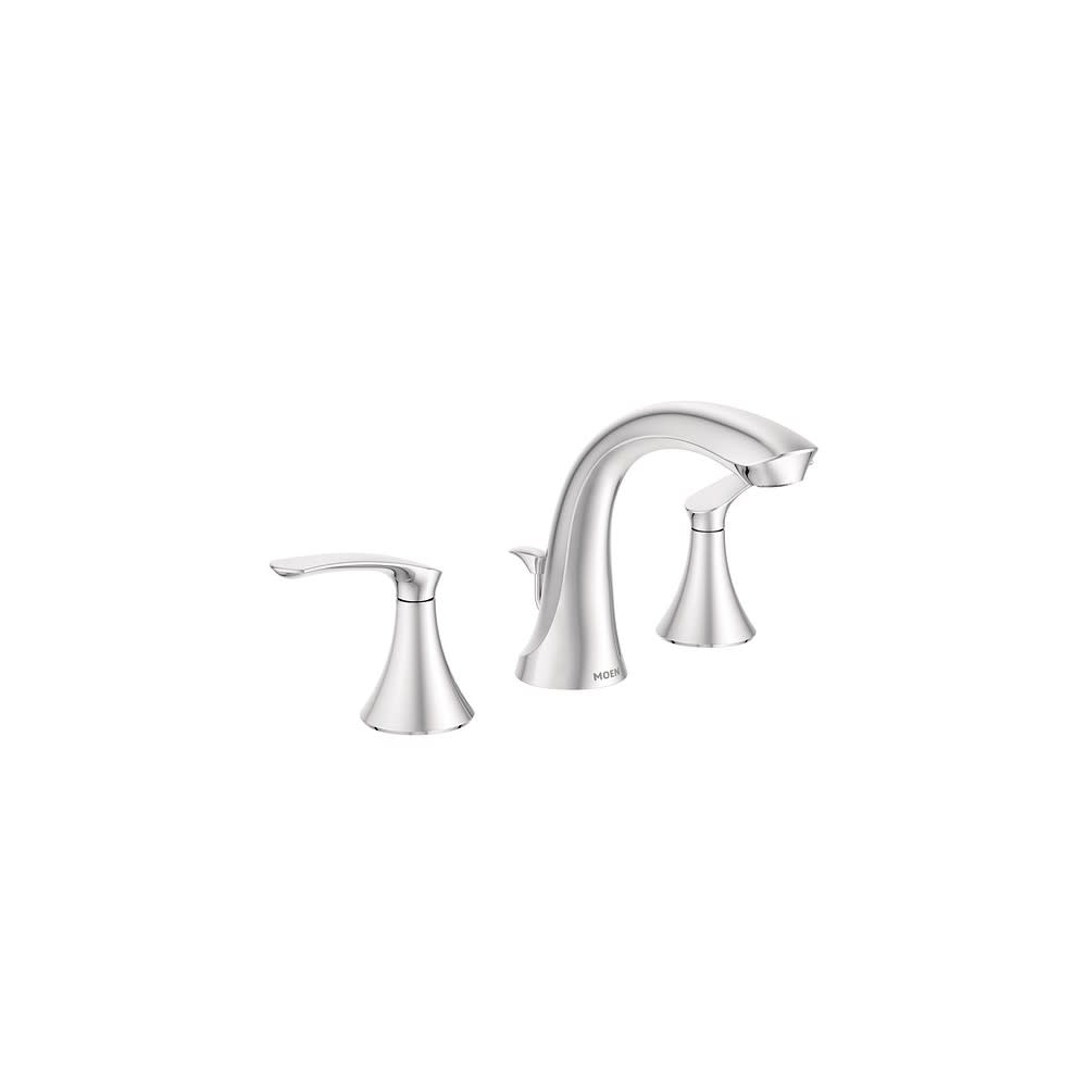Moen Darcy Bathroom Lavatory Faucet Chrome 2 Handle High Arc - Ascmtools