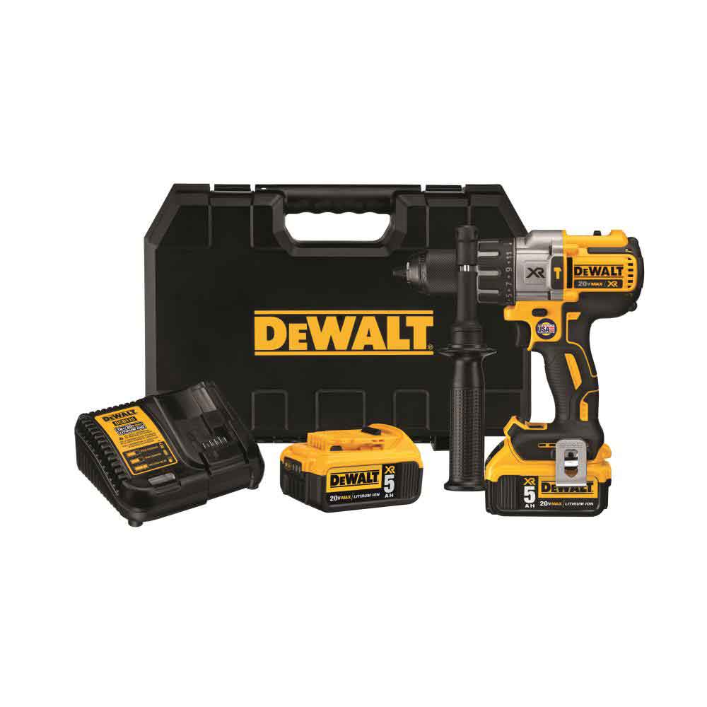DEWALT 20V MAX XR LITHIUM ION BRUSHLESS 3-SPEED HAMMERDRILL KIT - Ascmtools