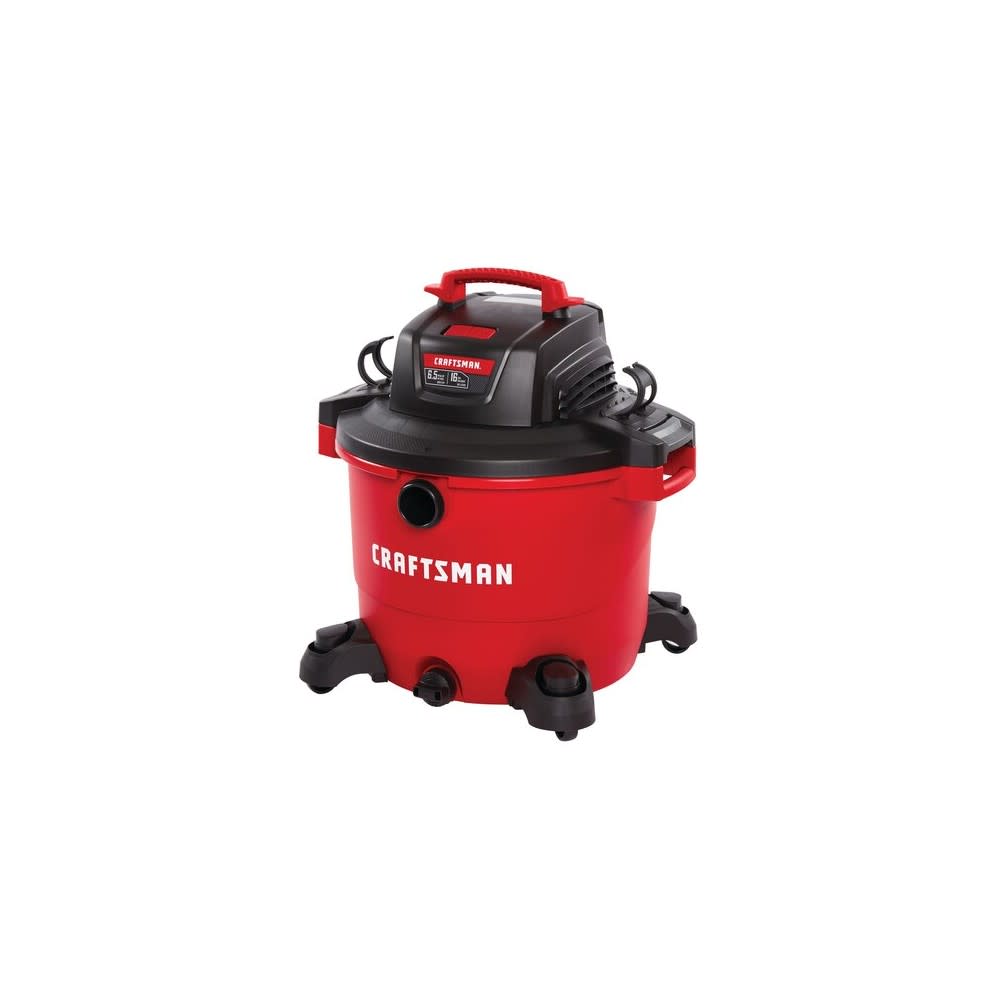 Craftsman Wet/Dry Vacuum 16 Gallon Corded 120V 6.5HP Peak - Ascmtools