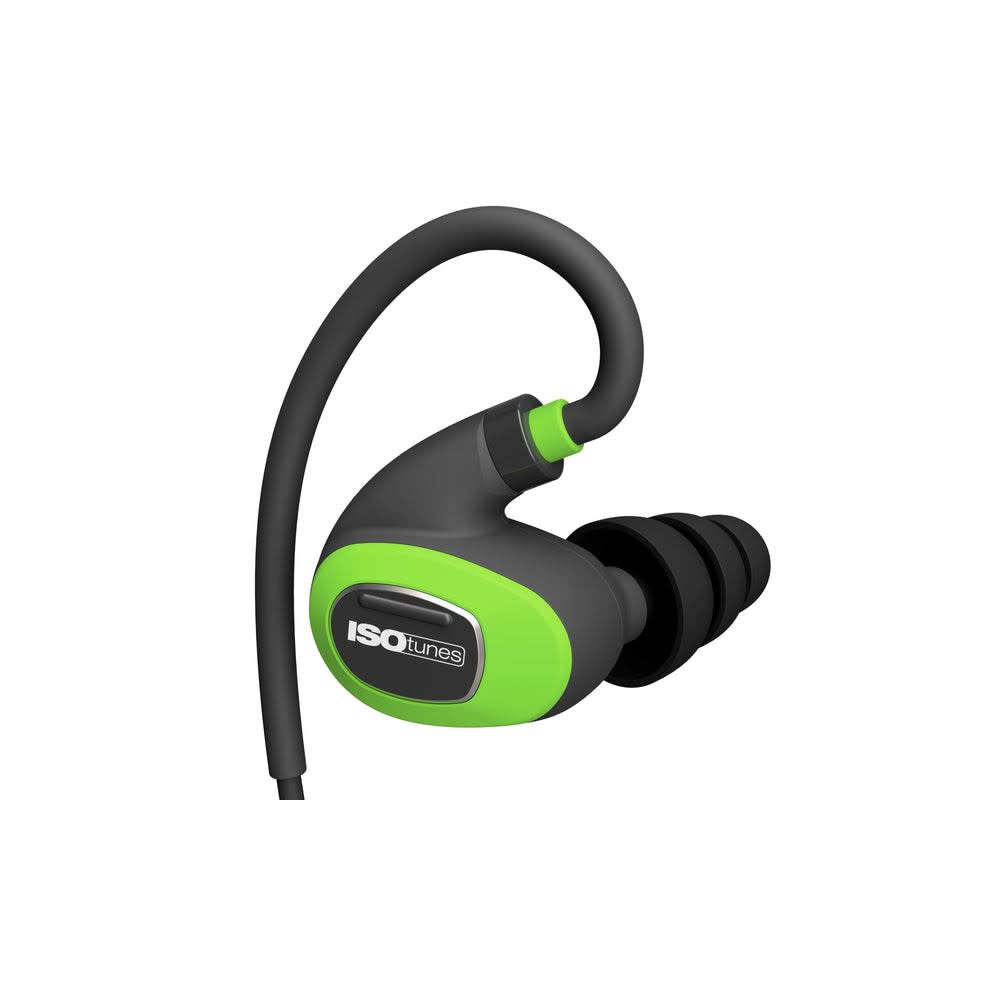 ISOtunes Haven TechPRO 2.0 Bluetooth Earbuds Safety Green 27 dB - Ascmtools