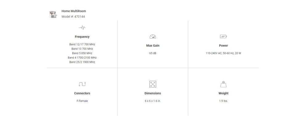 weBoost Home MultiRoom Cell Signal Booster - Ascmtools