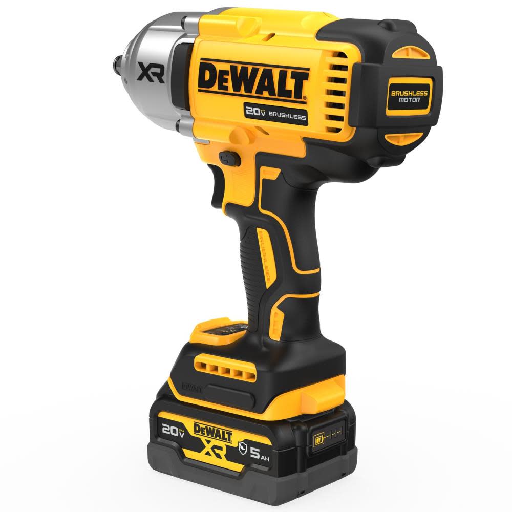 DEWALT 20V MAX XR 1/2″ High Torque Impact Wrench with Hog Ring Anvil Kit - Ascmtools