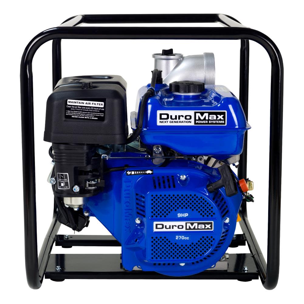 Duromax DuroMax270cc Gasoline Powered 4-in Water Pump - Ascmtools