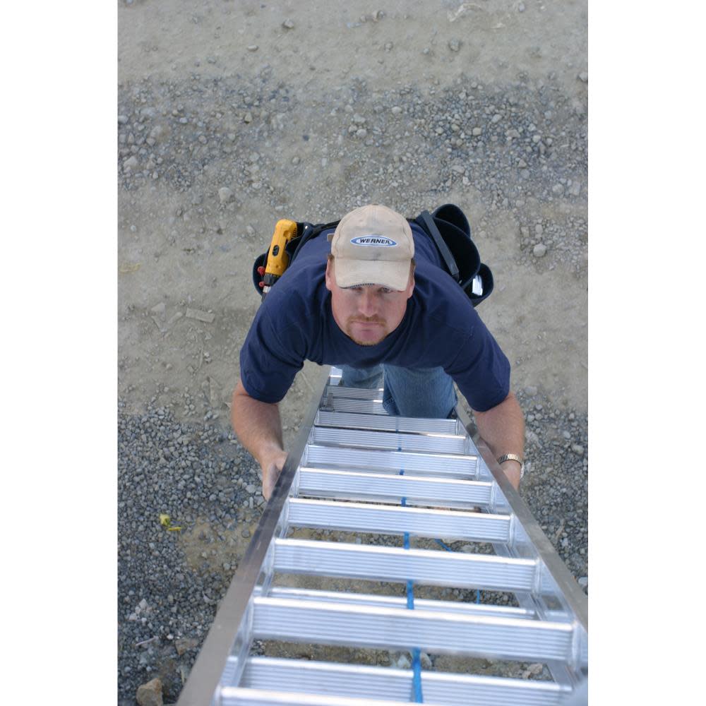 Werner 24 Ft. Type I Aluminum Extension Ladder - Ascmtools