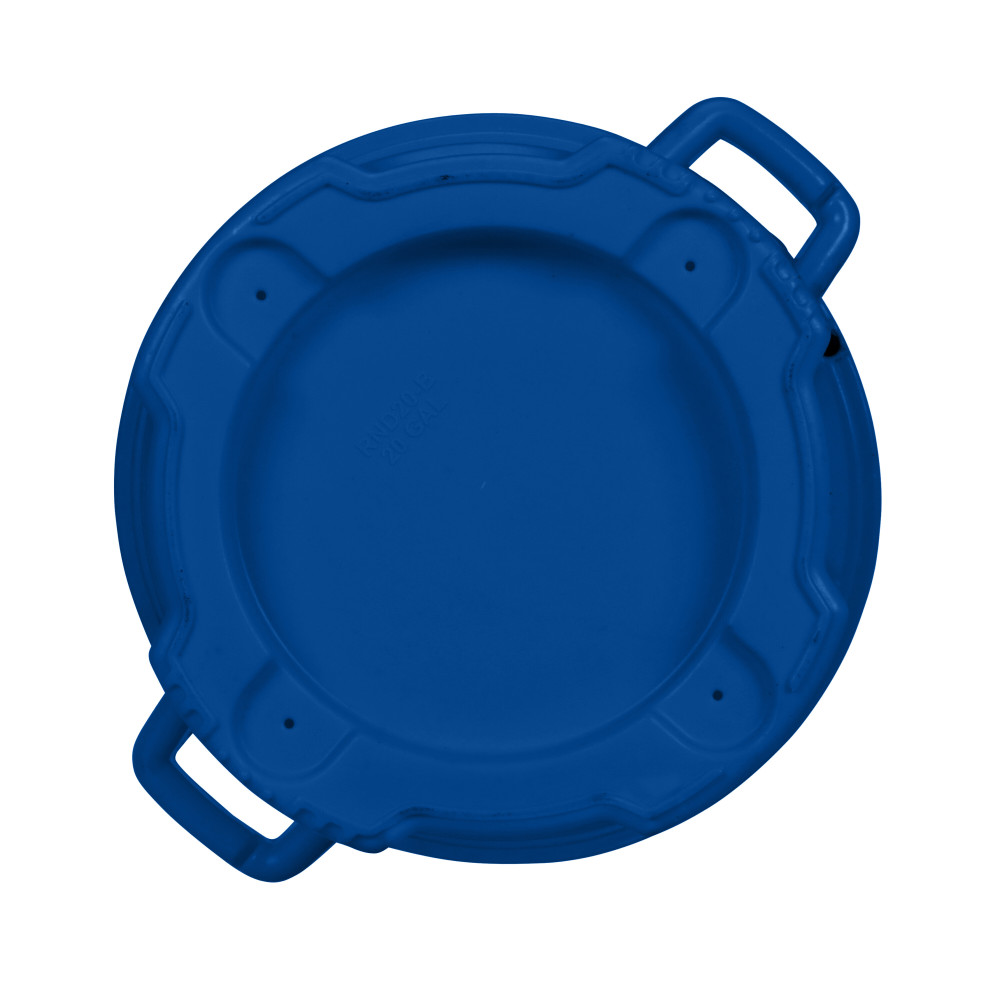 Toter 20 Gallon Round Trash Can with Lift Handle Blue - Ascmtools