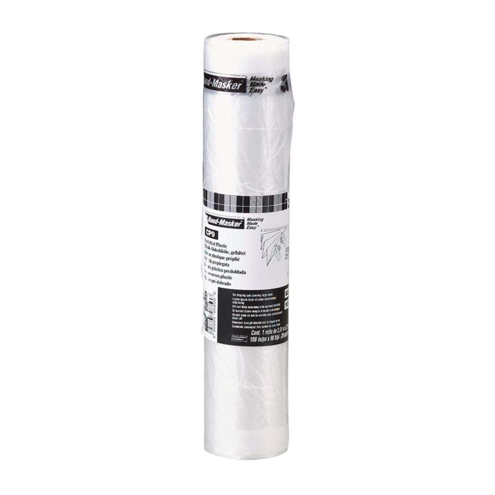 3M Hand Masker Contractors Plastic Film 9 x 90′ Pre Folded - Ascmtools