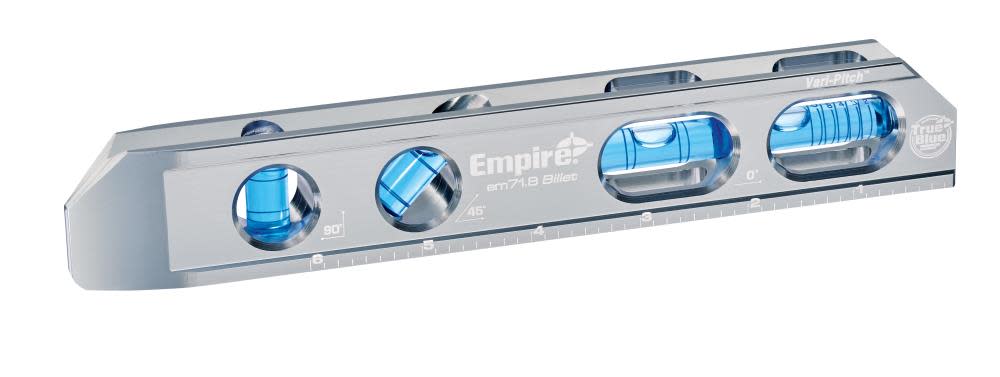 Empire Level 8 in. True Blue Magnetic Billet Torpedo Level - Ascmtools