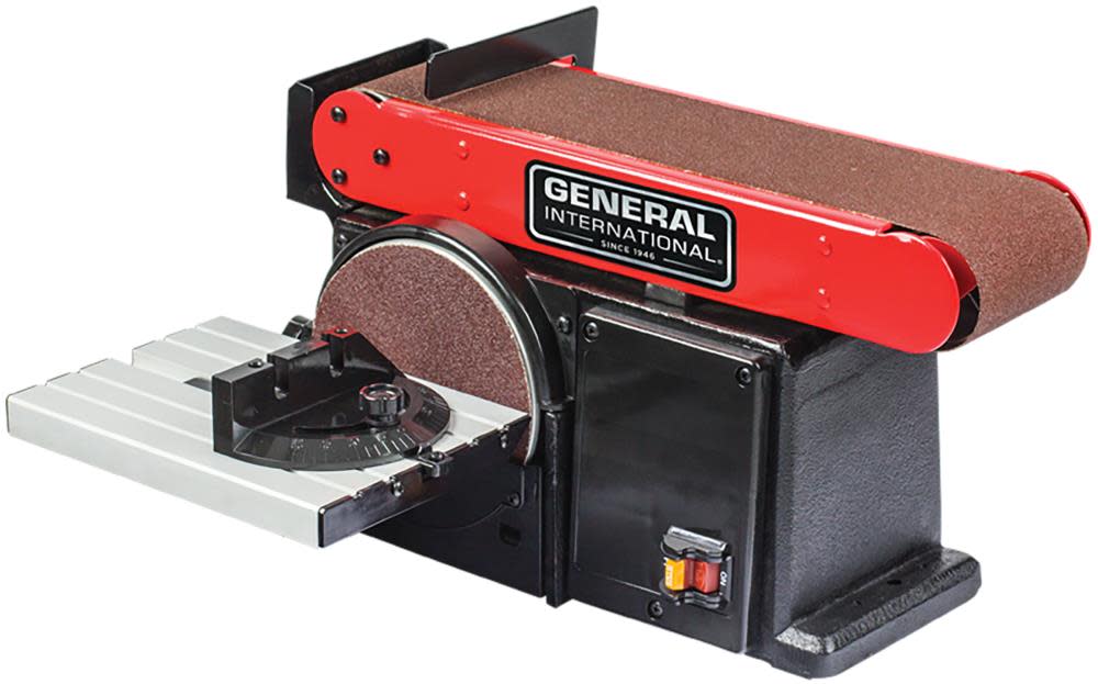 General International BD7004 4″ x 36″ 2-in-1 Belt and Disc Sander - Ascmtools