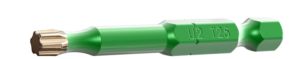 U2 Fasteners U-Bit T25 2″ Impact Bits 25pk - Ascmtools