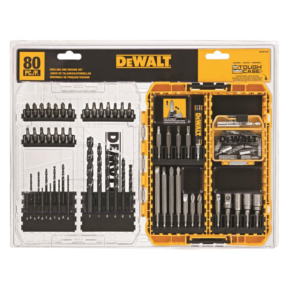 DEWALT 80 Pc Pro Drilling/Driving Set - Ascmtools