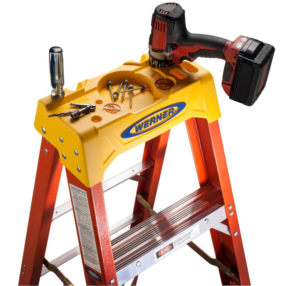 Werner 8ft Type IA Fiberglass Step Ladder 6208 - Ascmtools