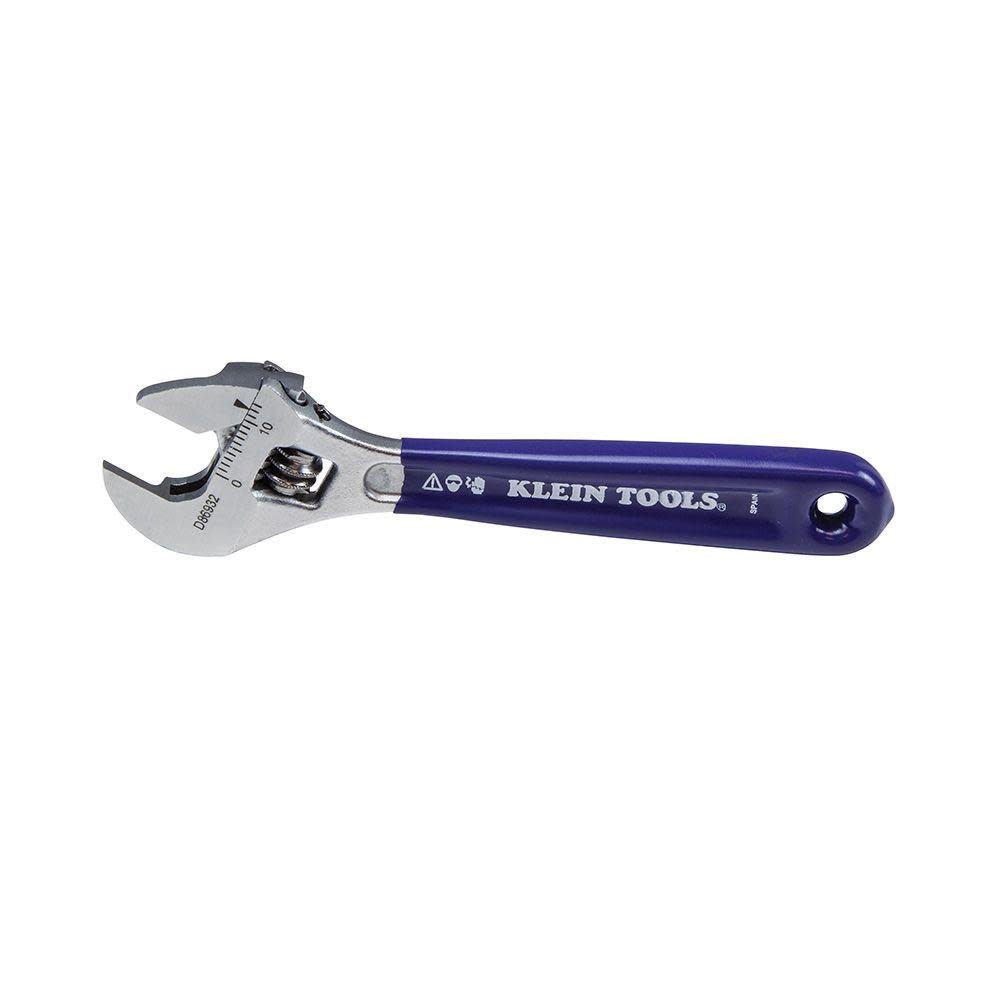 Klein Tools Slim-Jaw Adjustable Wrench 4″ - Ascmtools